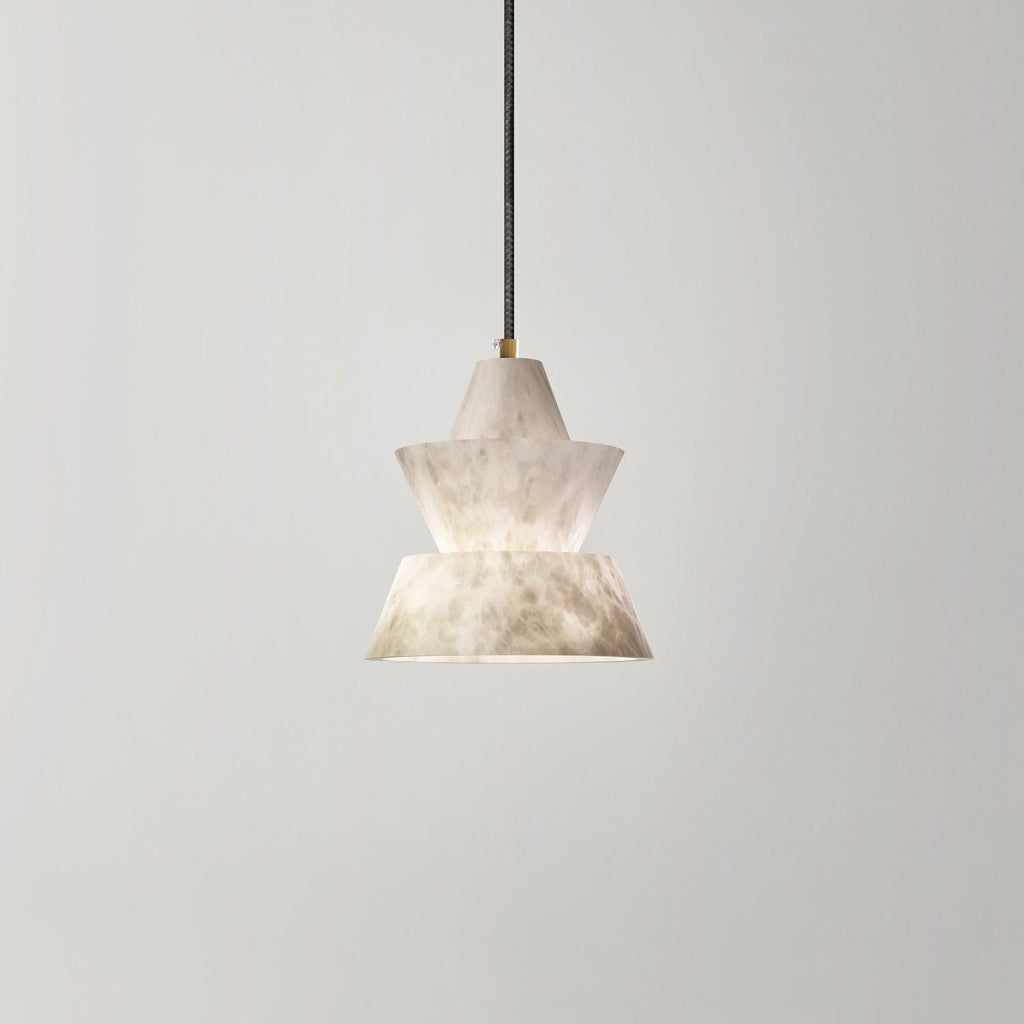 Garnelelyn Alabaster Pendant Light-Moonnatur