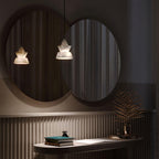 Garnelelyn Alabaster Pendant Light-Moonnatur