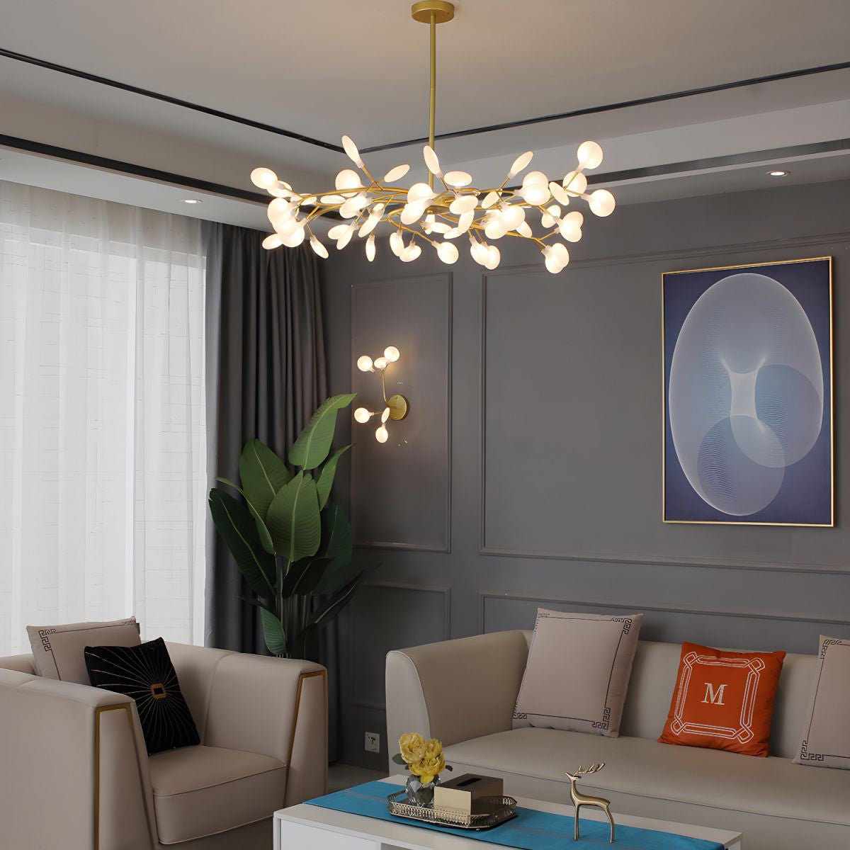 Laelella Acrylic Chandelier-Moonnatur