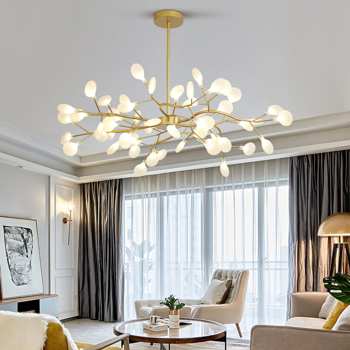 Laelella Acrylic Chandelier-Moonnatur