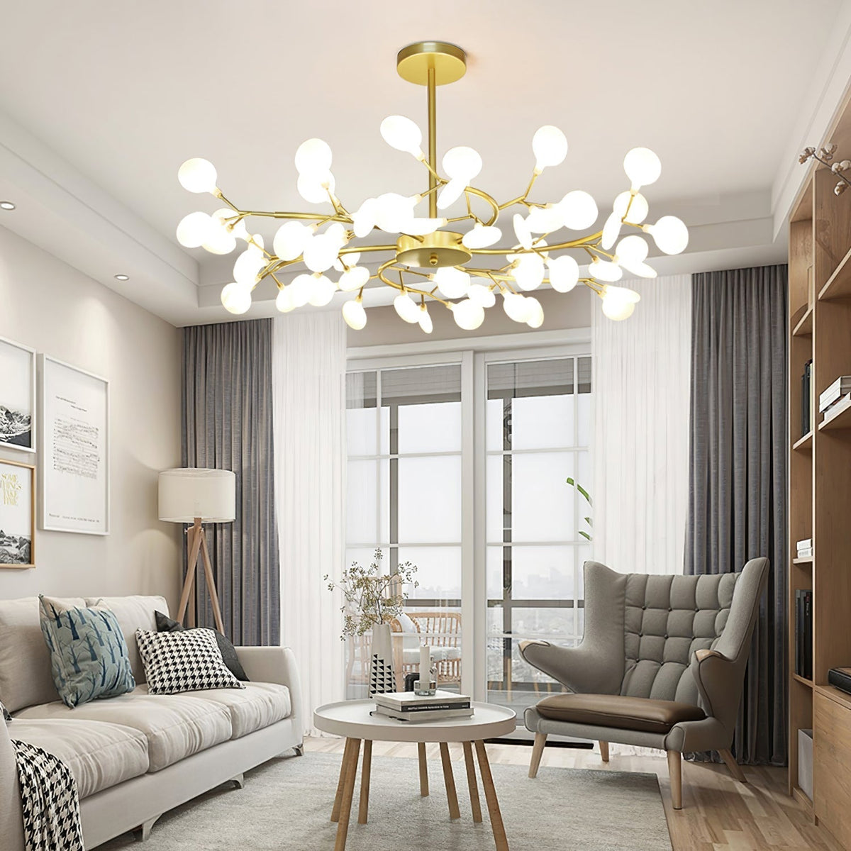 Laelella Acrylic Chandelier-Moonnatur