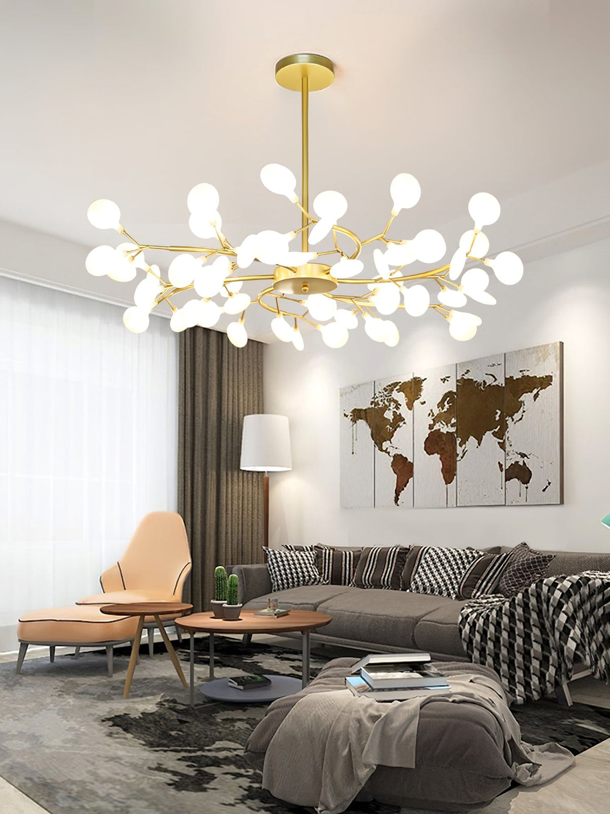Laelella Acrylic Chandelier-Moonnatur