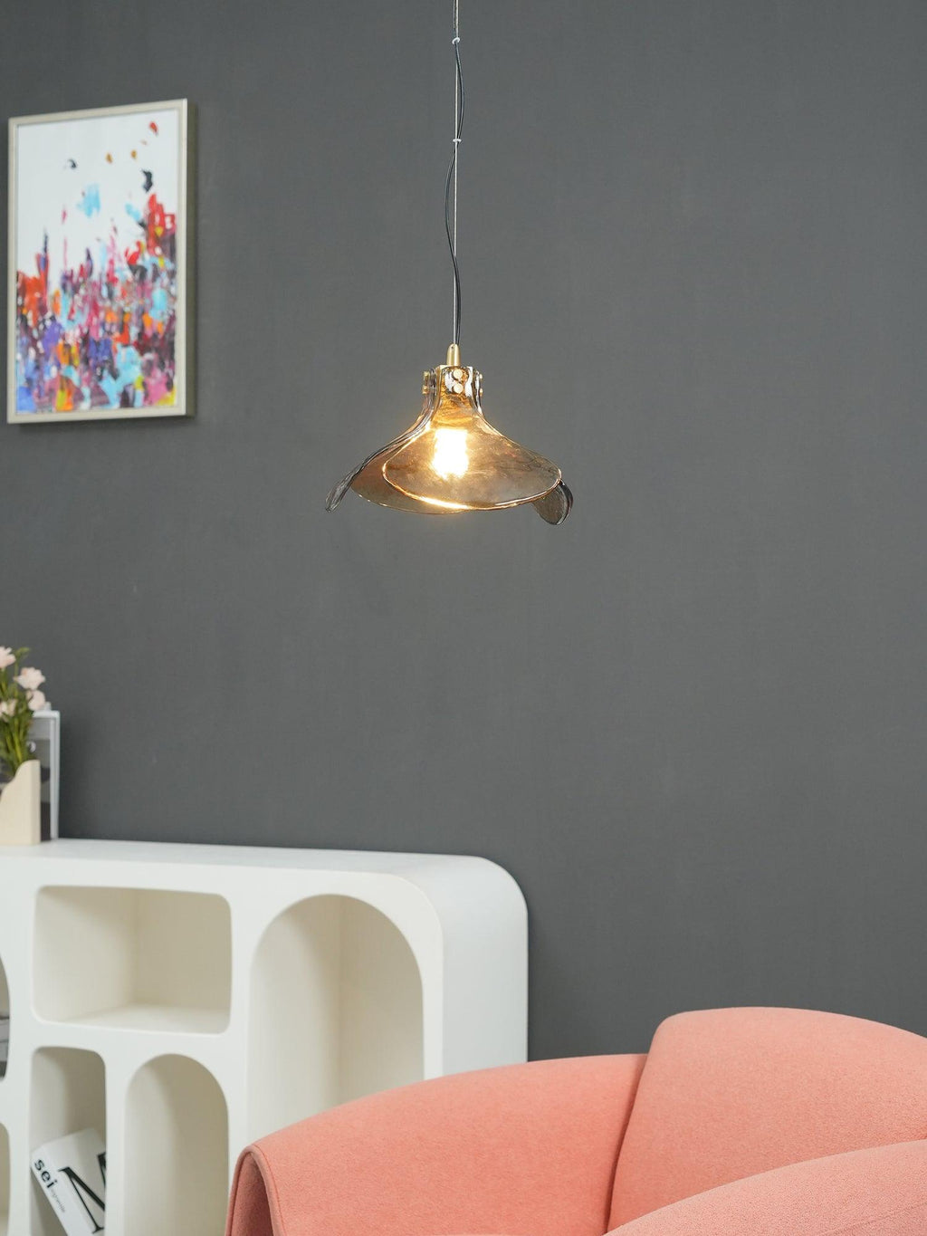 Rildenwyn Glass Pendant Light-Moonnatur