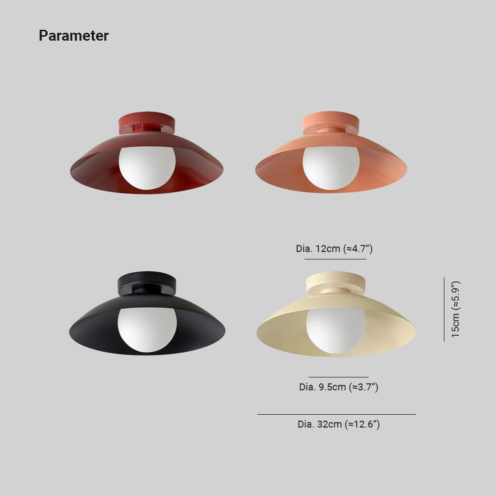 Rovenhaven Glass Ceiling Light-Moonnatur