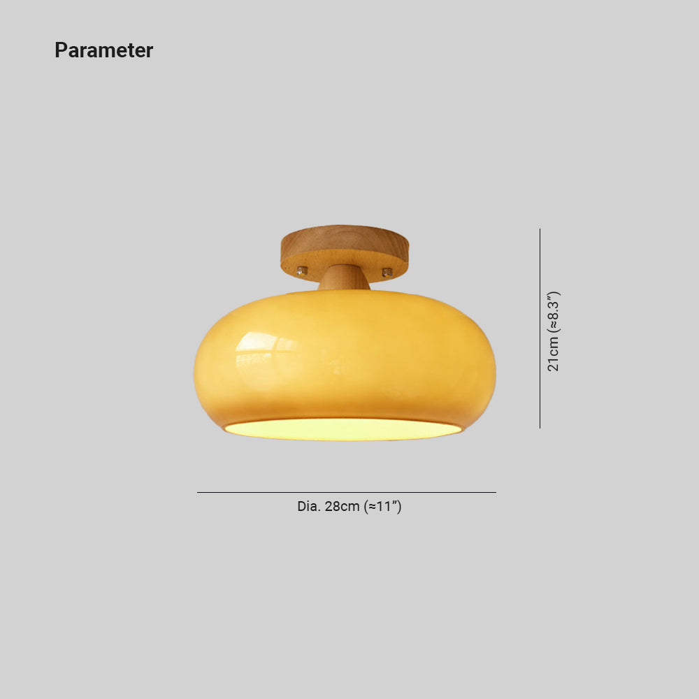 Cumberford Wood Ceiling Light-Moonnatur
