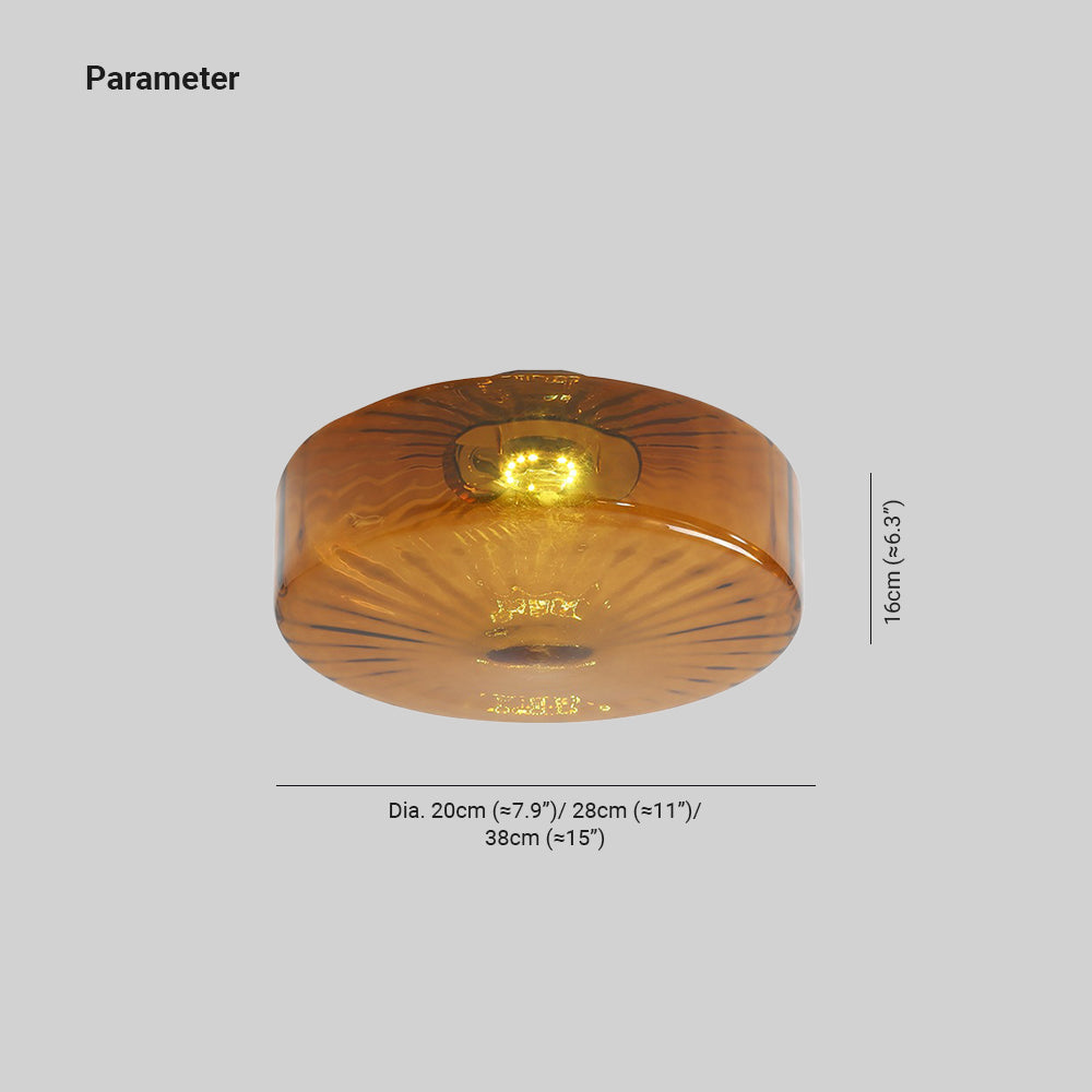 Lathenelis Glass Ceiling Light-Moonnatur