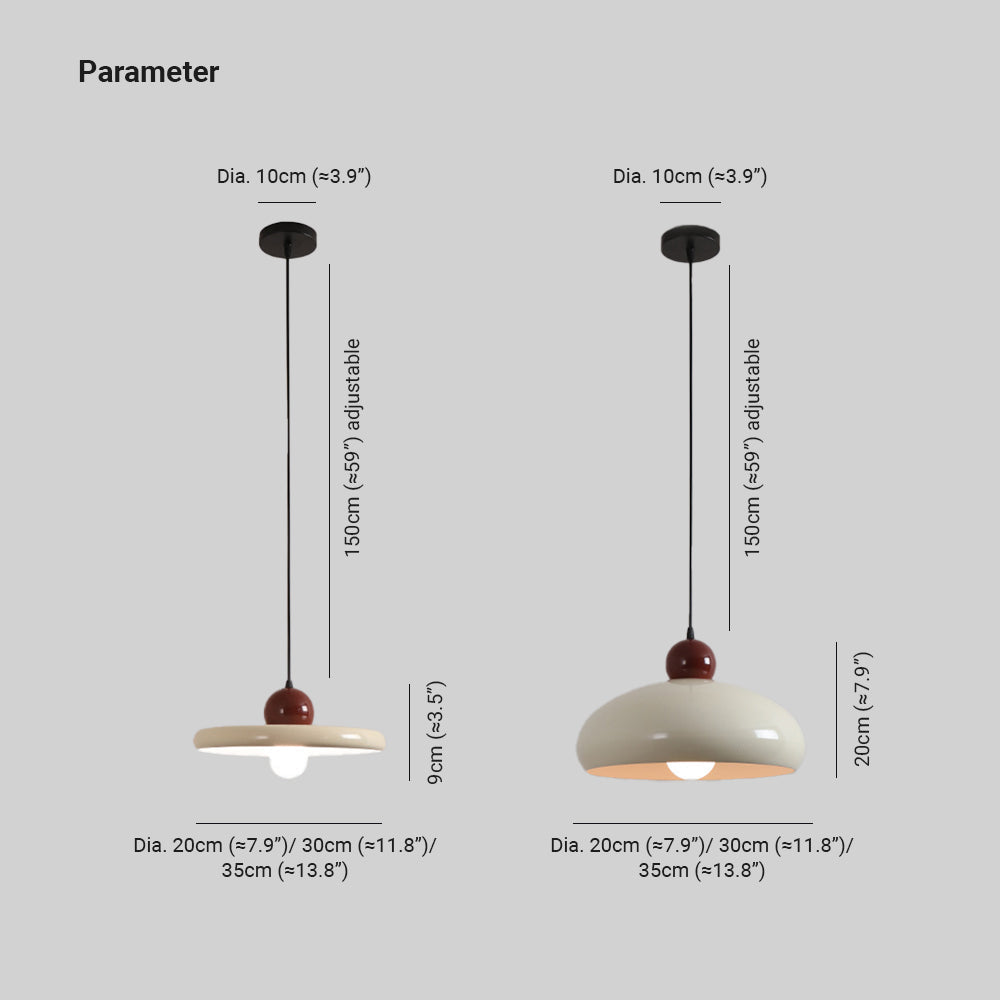 Grenelfern Metal Pendant Light-Moonnatur
