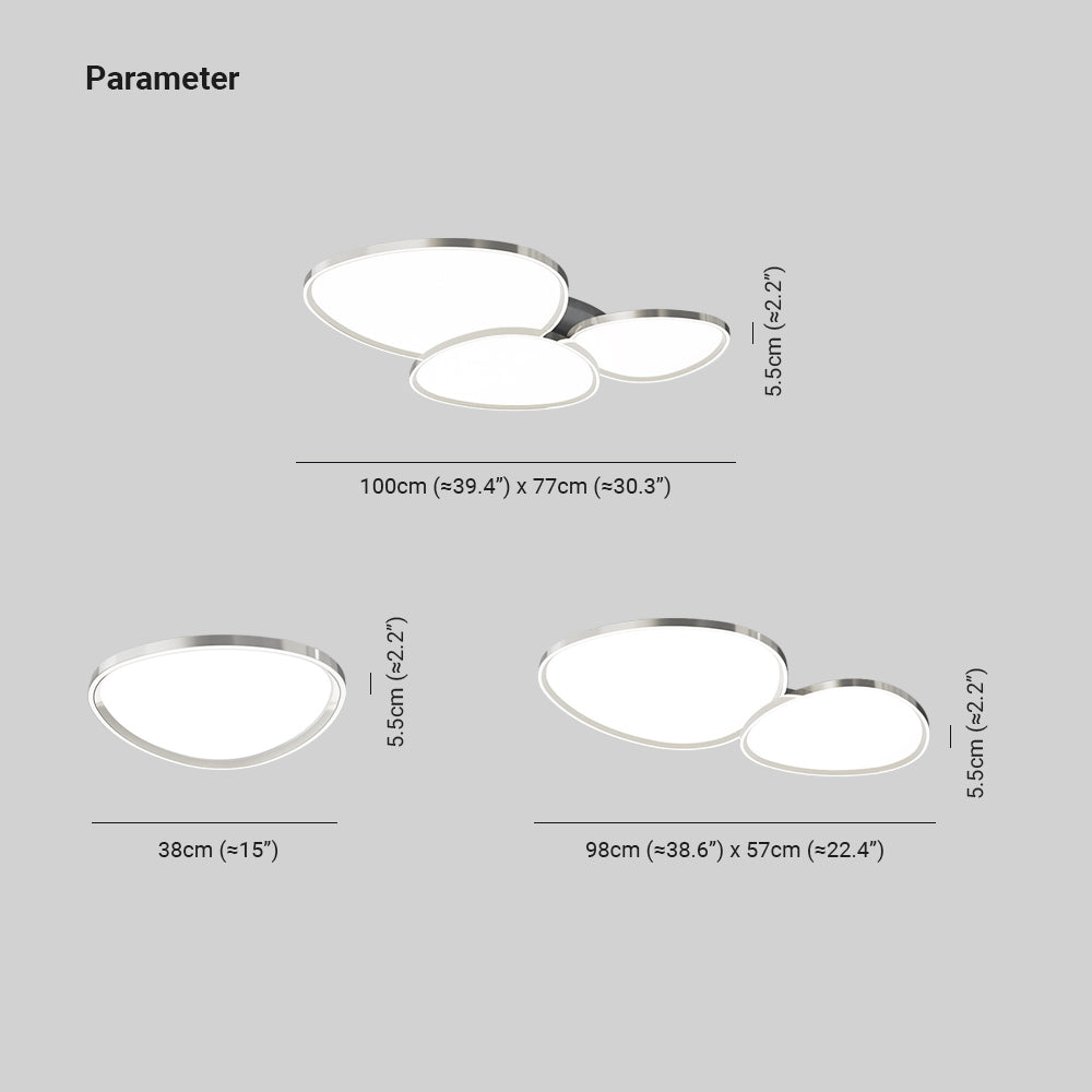 Hildenley Acrylic Ceiling Light-Moonnatur