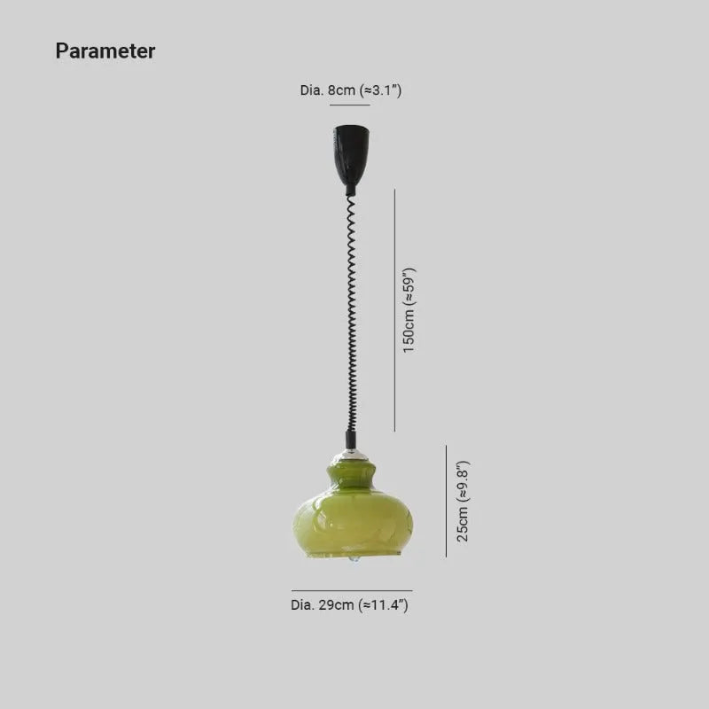Pardeneris Glass Pendant Light-Moonnatur