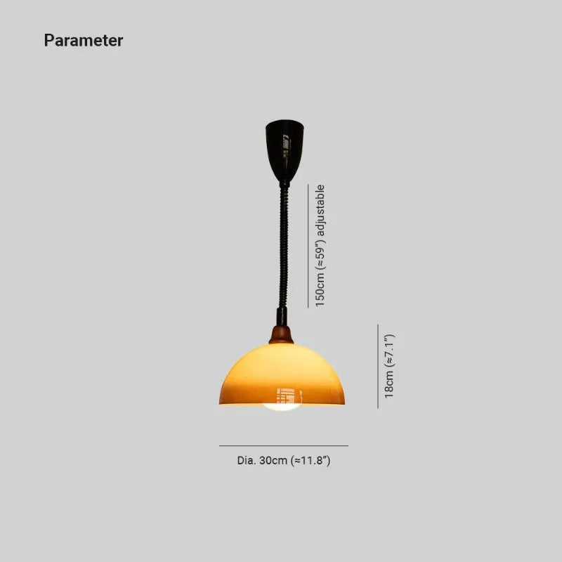Oswenaelle Glass Pendant Light-Moonnatur