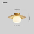 Nethenora Glass Ceiling Light-Moonnatur