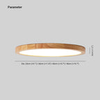 Queneldale Wood Ceiling Light-Moonnatur