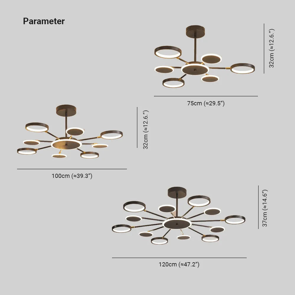 Hadrenelia Acrylic Pendant Light-Moonnatur