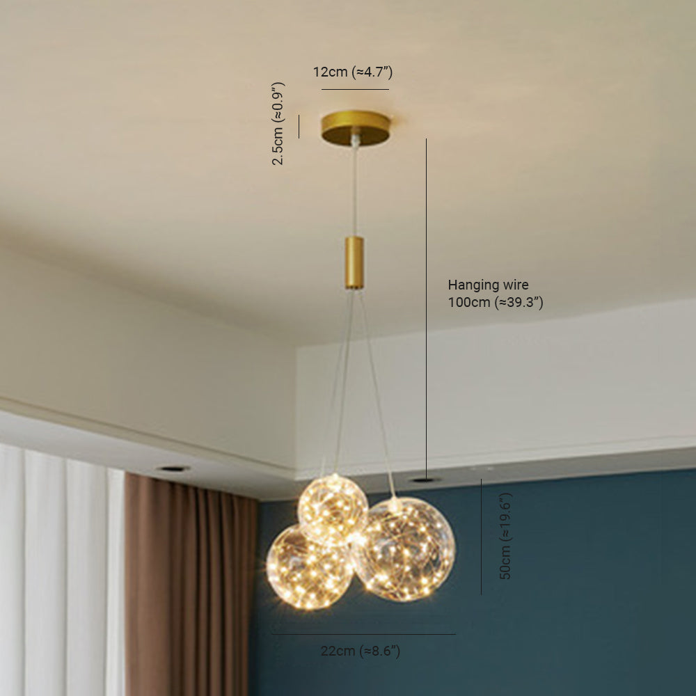 Savenden Glass Pendant Light-Moonnatur