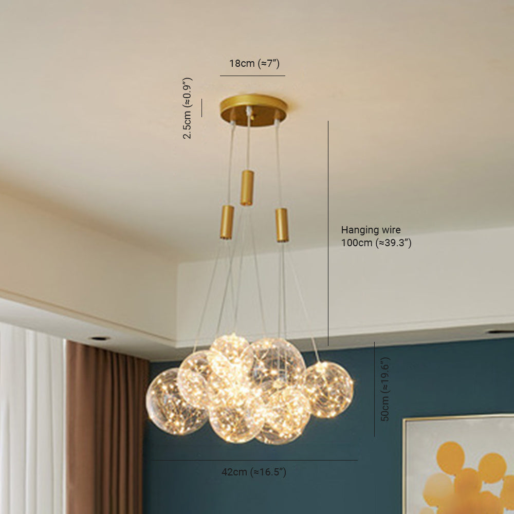 Savenden Glass Pendant Light-Moonnatur
