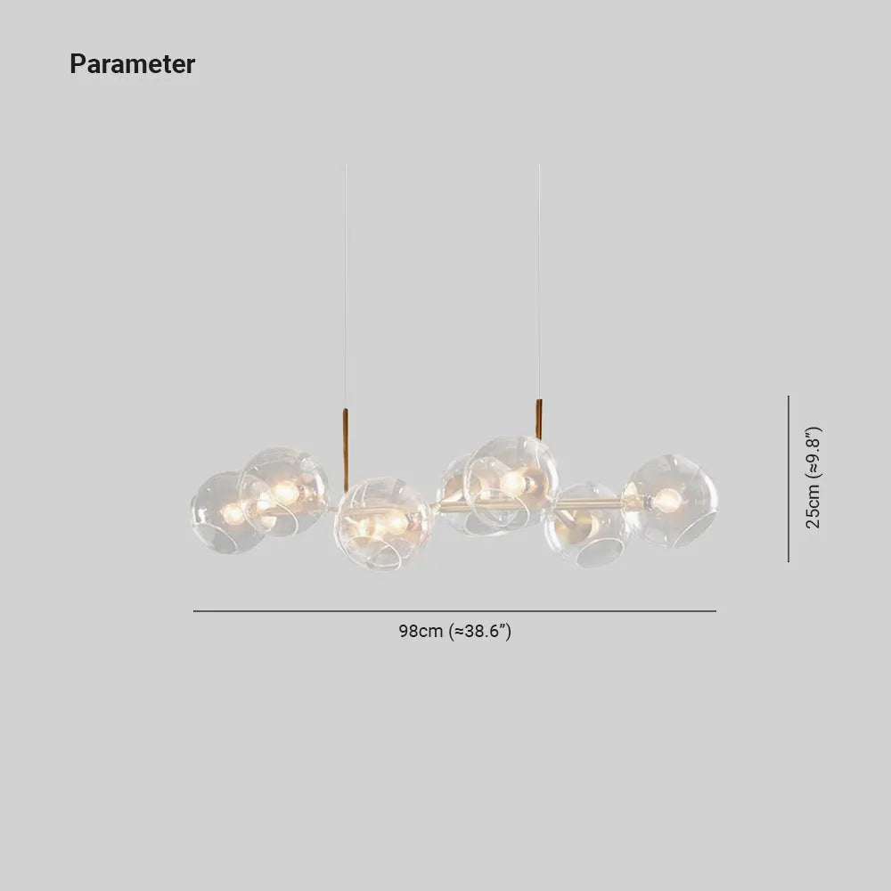 Laderwyn Glass Pendant Light-Moonnatur