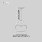 Grenelena Acrylic Pendant Light-Moonnatur
