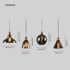 Wardenorie Glass Pendant Light-Moonnatur