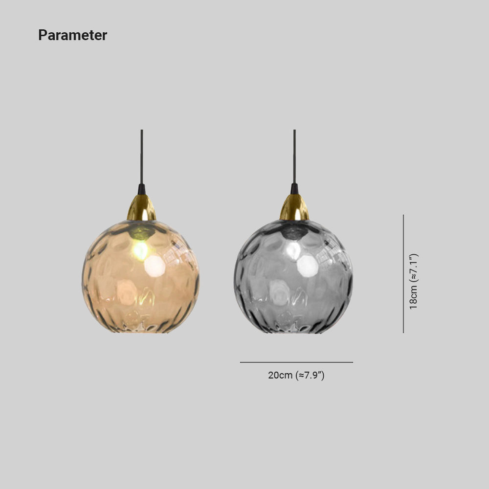Water Ripple Glass Pendant Lights - Neutralighting