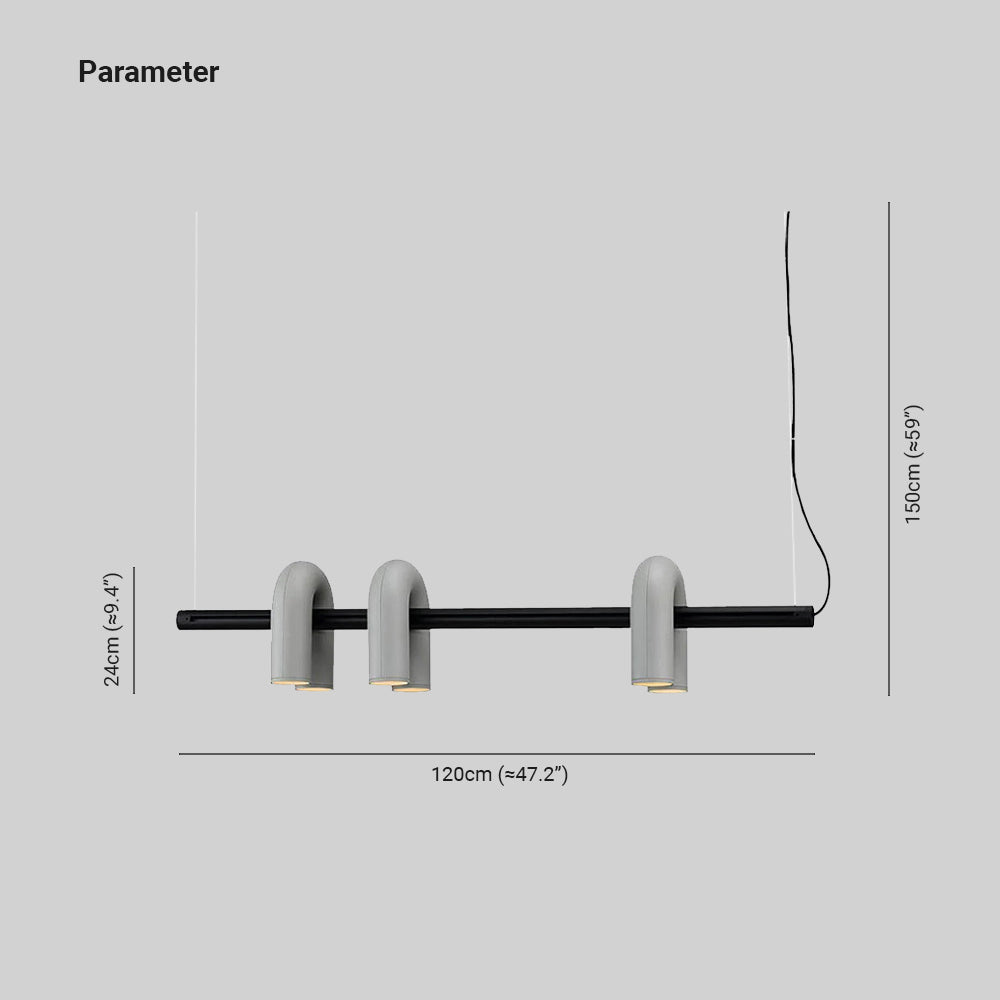 Woldenwyn Acrylic Pendant Light-Moonnatur