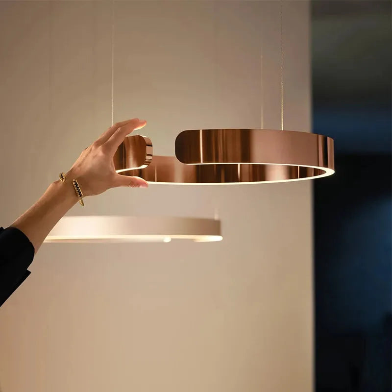 Arisha Luxury Minimalist LED Ring Pendant Light - Neutralighting