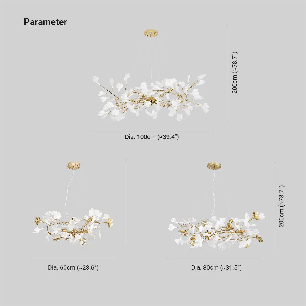 Cardelwynne Ceramic Chandelier-Moonnatur