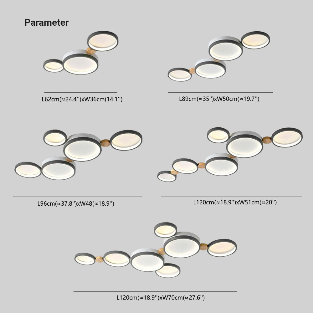 Zorrenlynne Acrylic Ceiling Light-Moonnatur