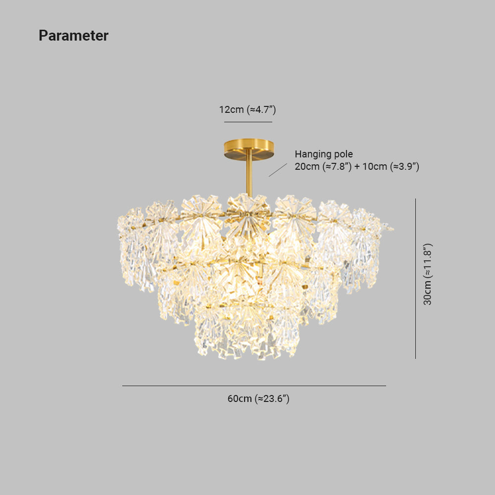 Rildenford Glass Pendant Light-Moonnatur