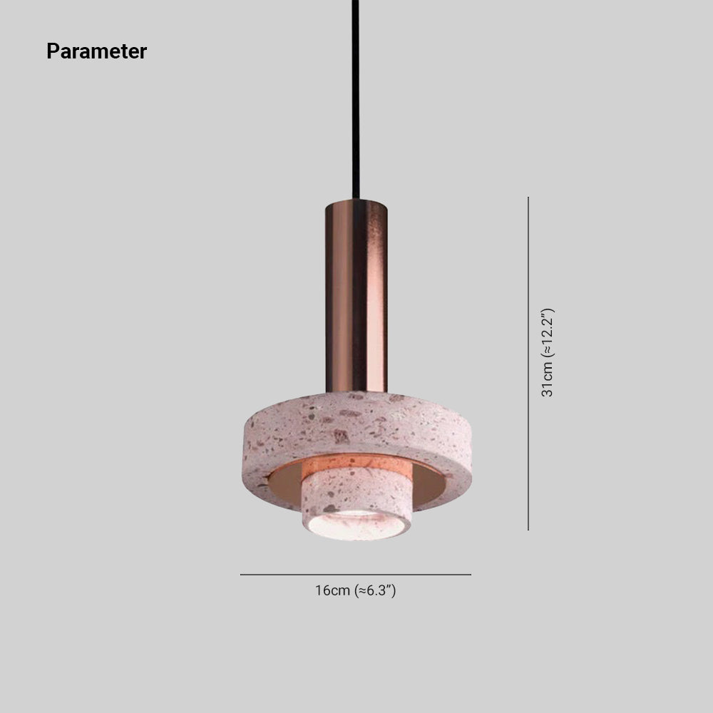 Dorrenhaven Stone Pendant Light-Moonnatur