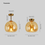 Verrenonna Glass Ceiling Light-Moonnatur