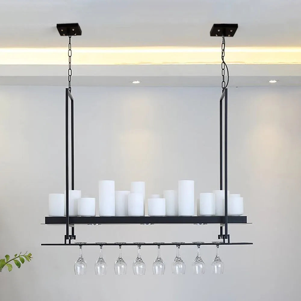 Garnelrose Glass Chandelier-Moonnatur
