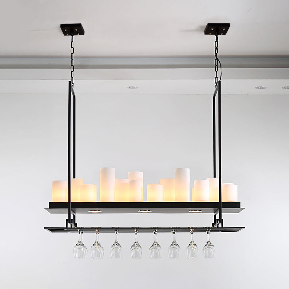Garnelrose Glass Chandelier-Moonnatur