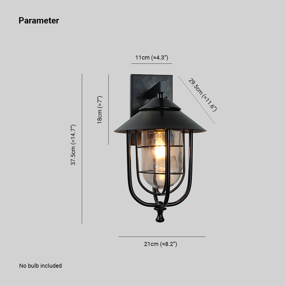 Finverlark Glass Wall Light-Moonnatur
