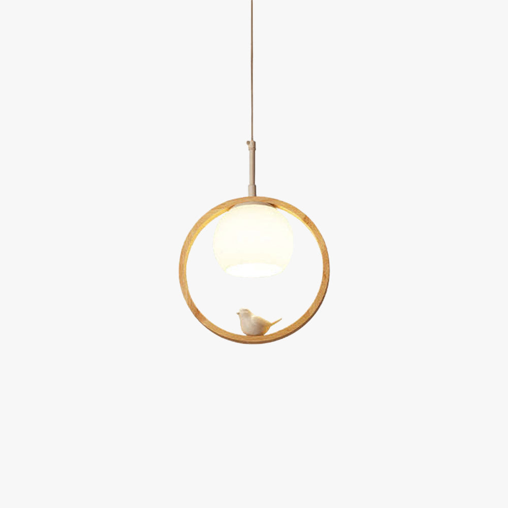 Fenrenden Wood Pendant Light-Moonnatur