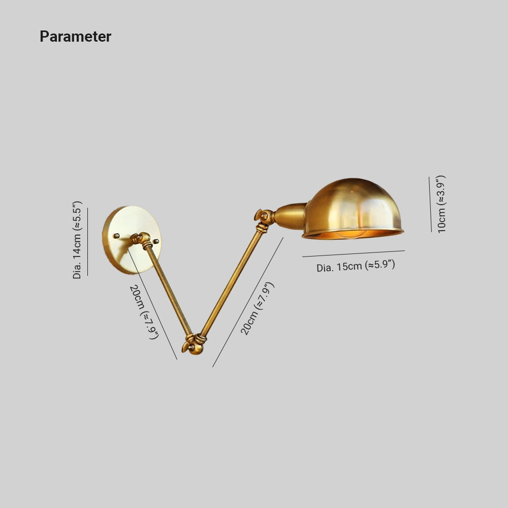 Quenelmoss Metal Wall Light-Moonnatur