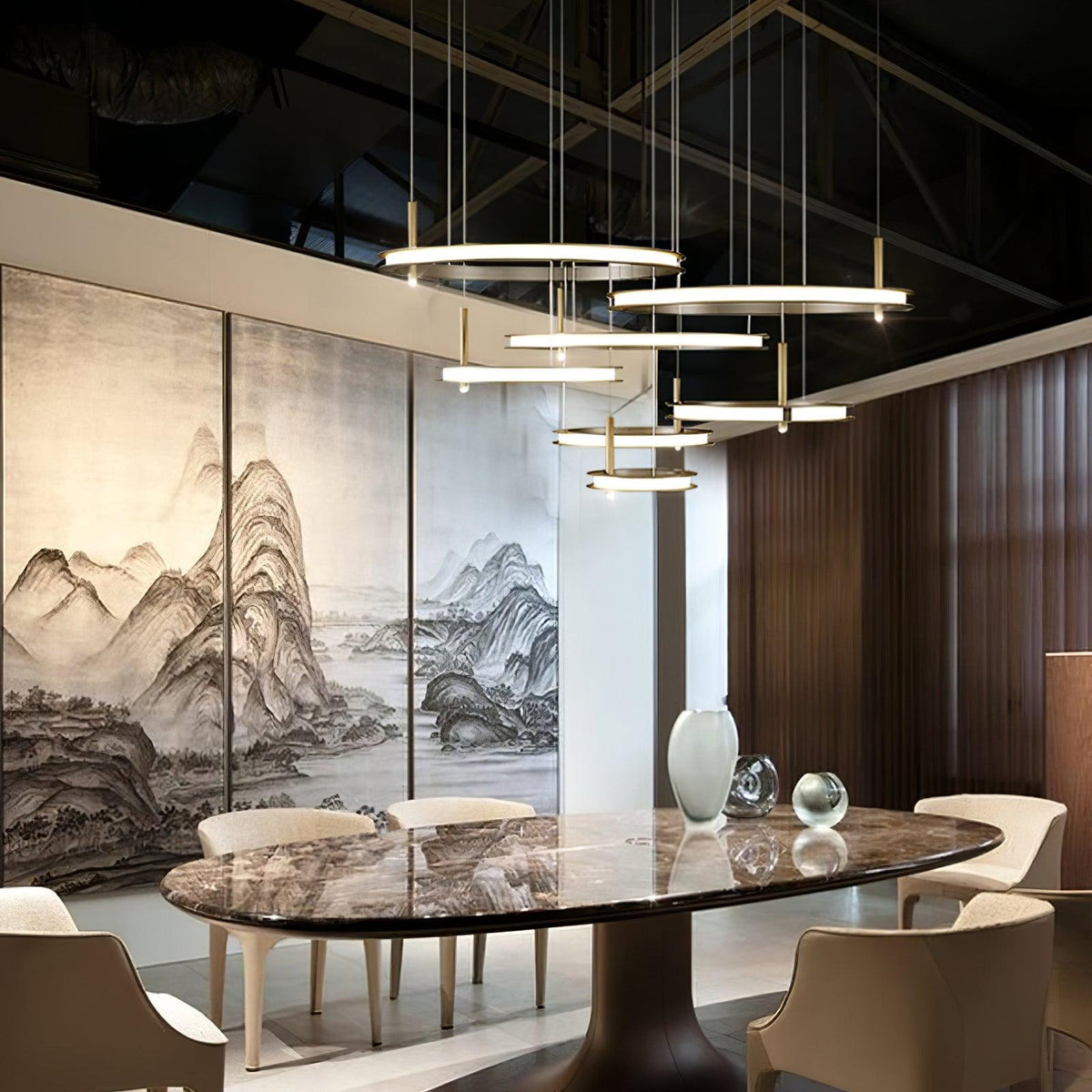 Westia Stainless Steel Chandelier-Moonnatur
