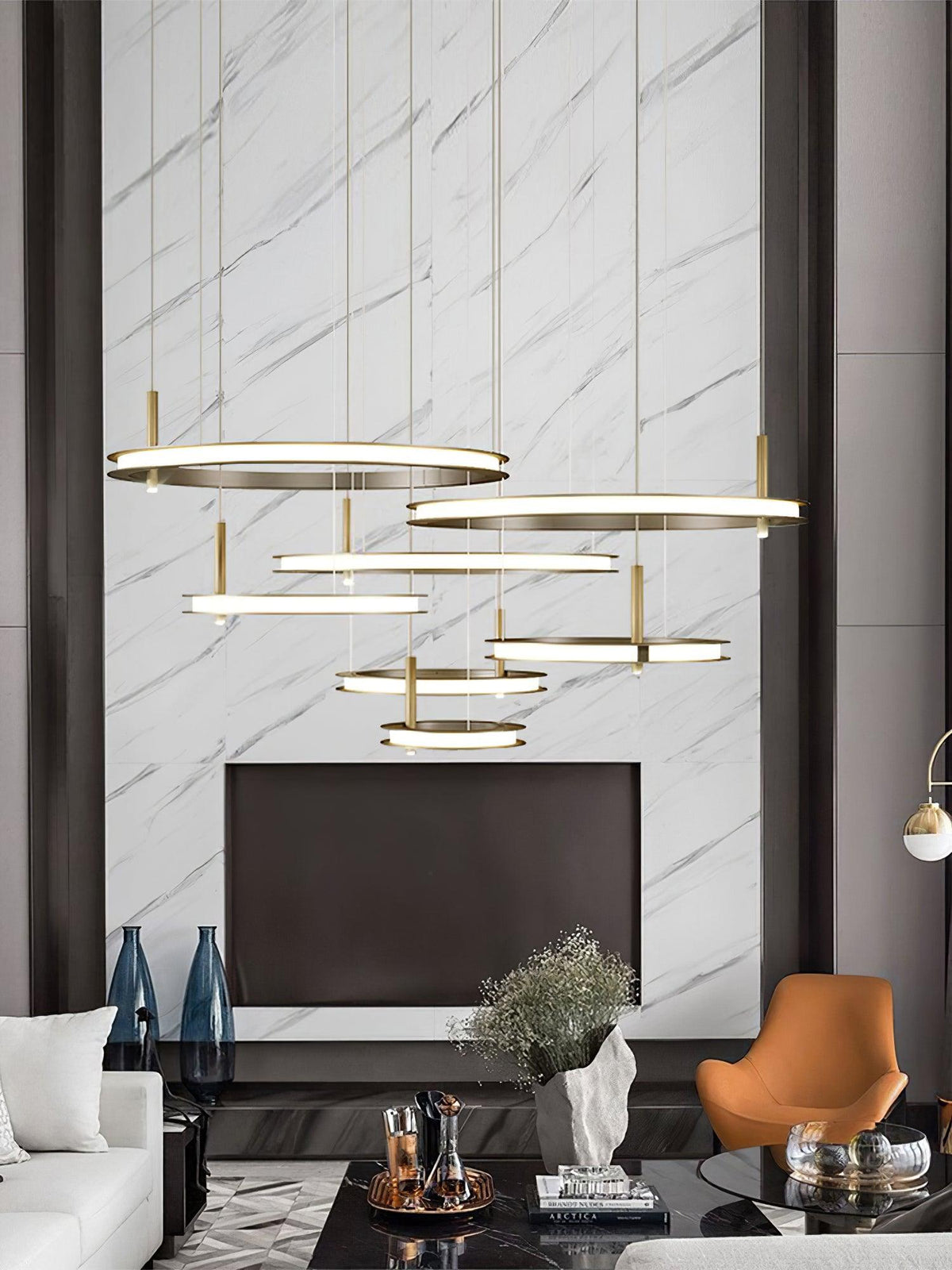 Westia Stainless Steel Chandelier-Moonnatur