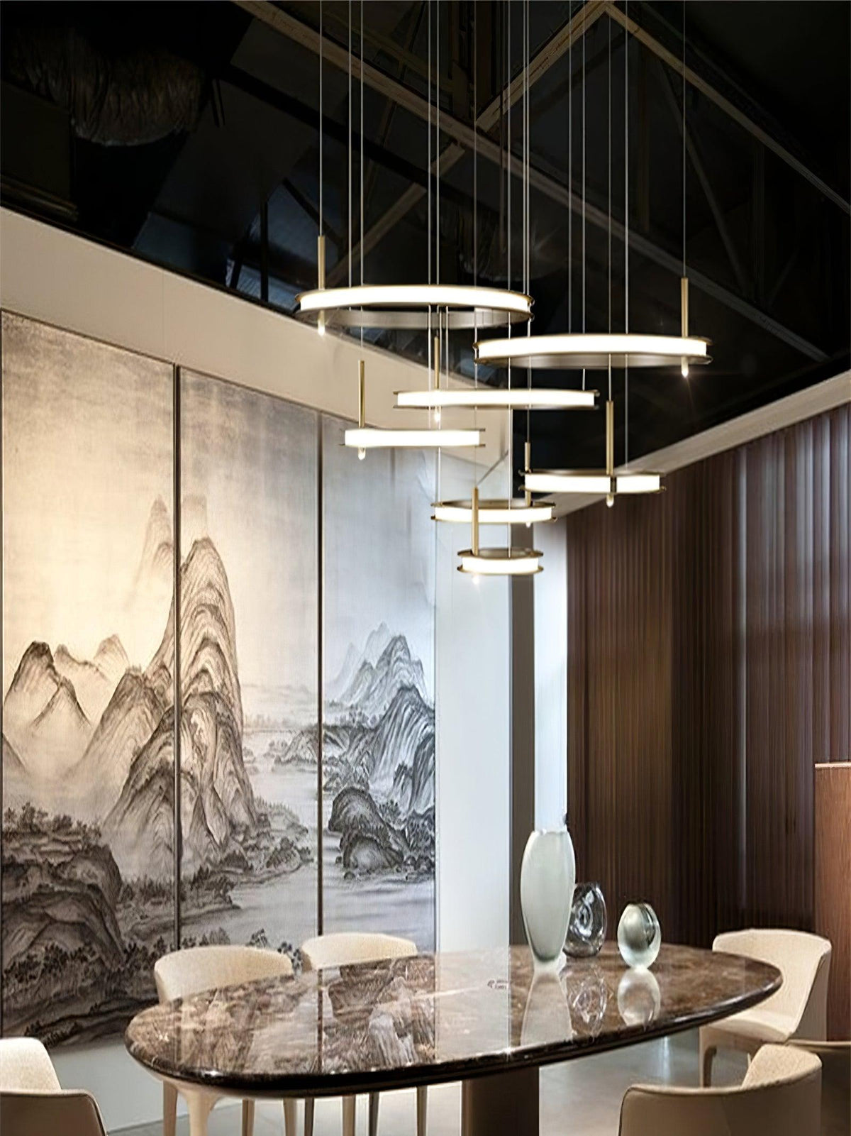 Westia Stainless Steel Chandelier-Moonnatur