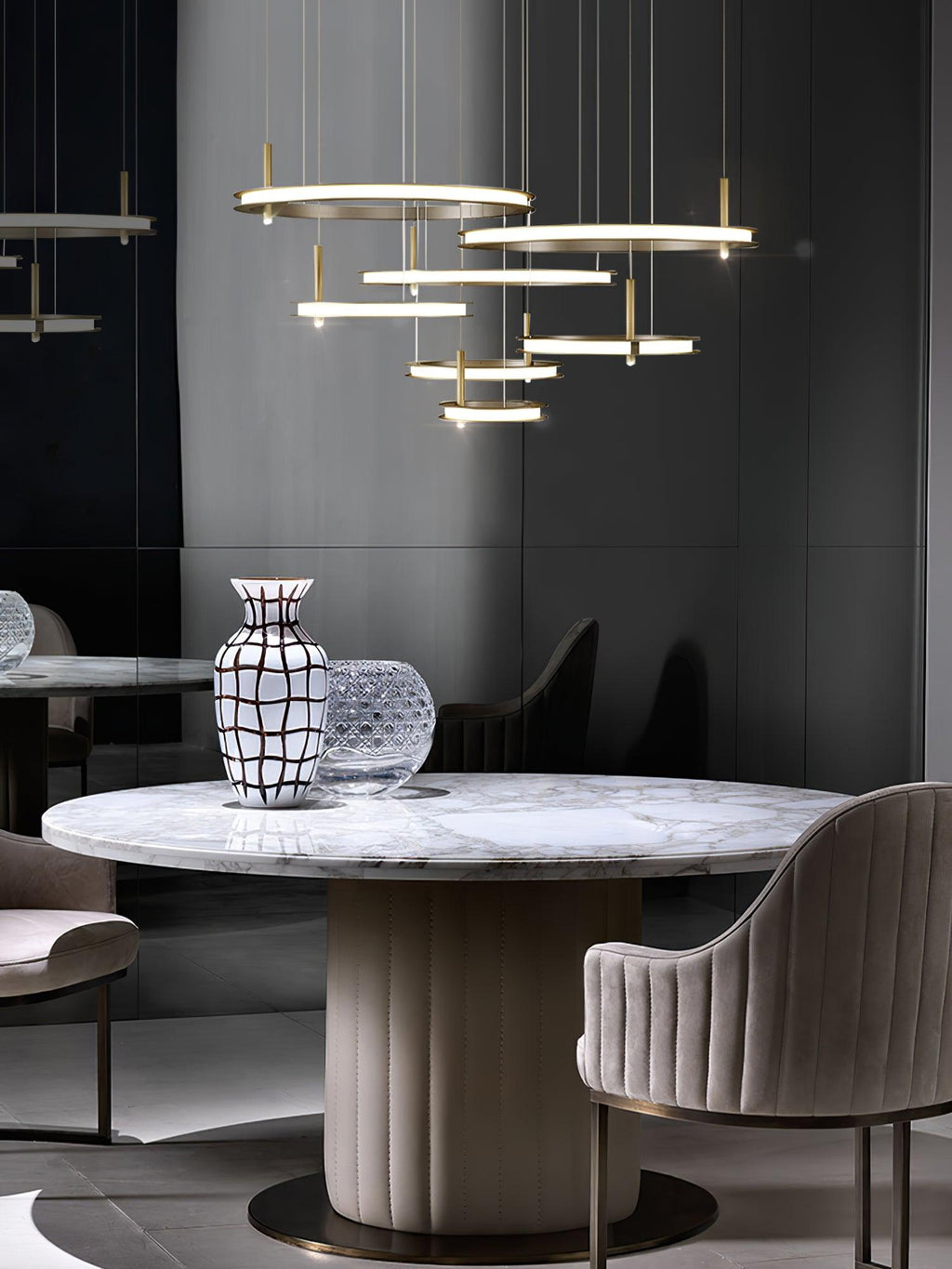 Westia Stainless Steel Chandelier-Moonnatur