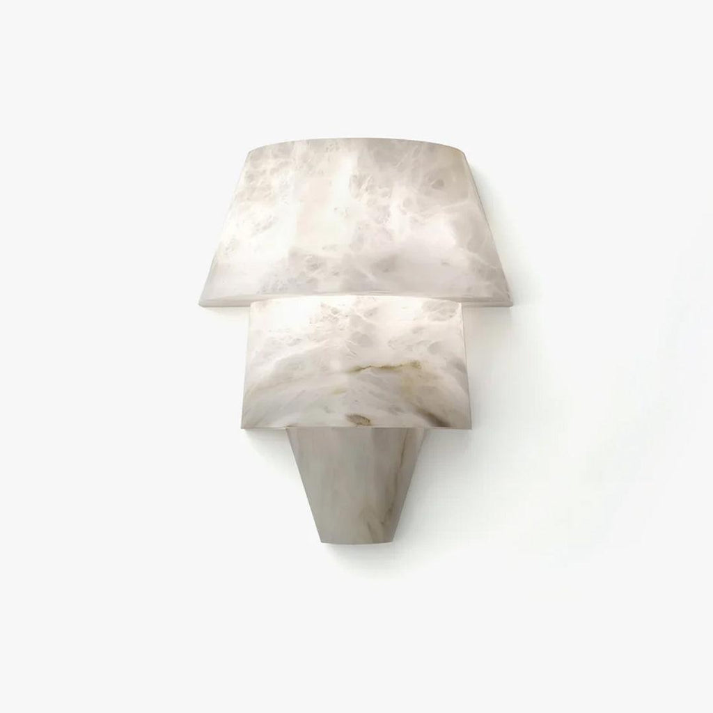 Morrelelle Alabaster Wall Light-Moonnatur