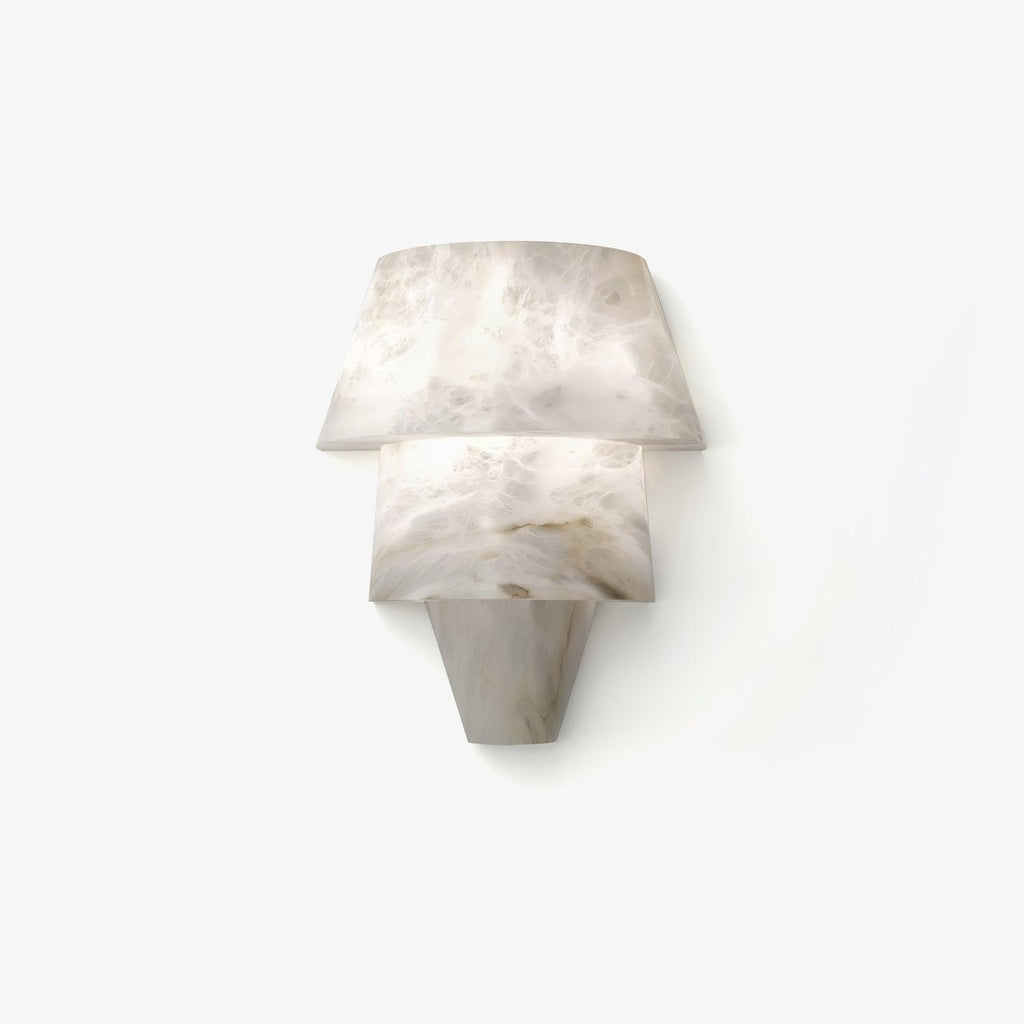 Morrelelle Alabaster Wall Light-Moonnatur