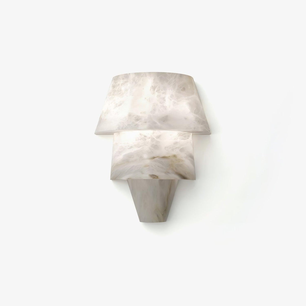 Morrelelle Alabaster Wall Light-Moonnatur