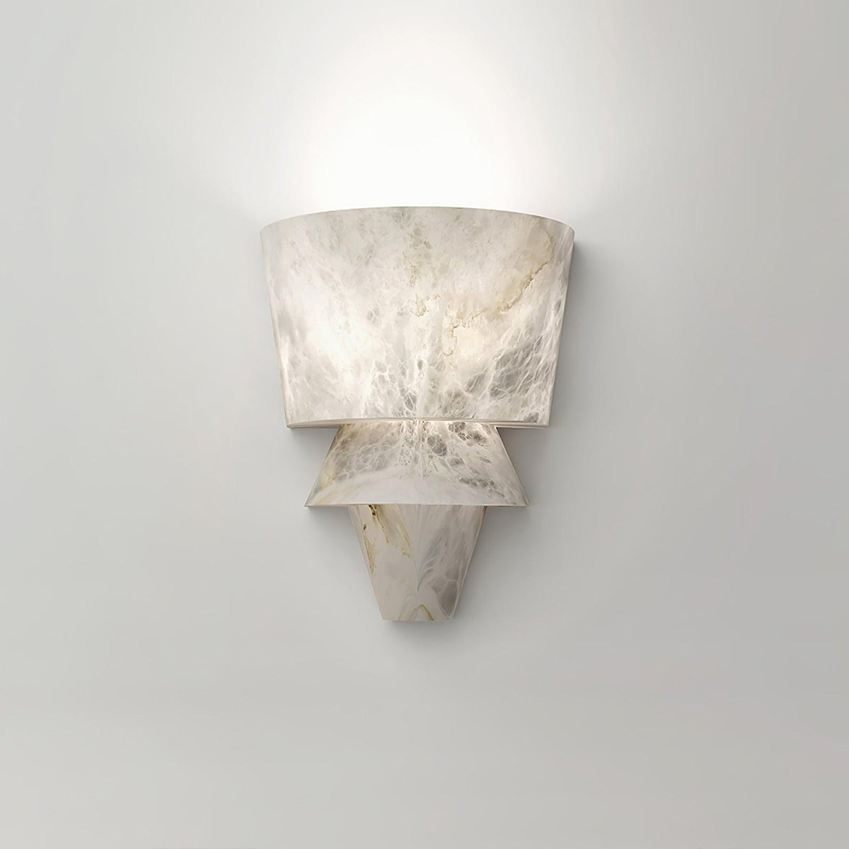 Morrelelle Alabaster Wall Light-Moonnatur