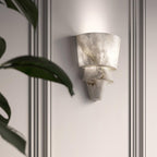 Morrelelle Alabaster Wall Light-Moonnatur