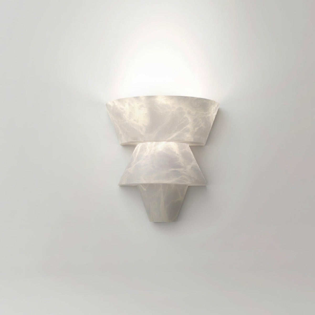 Morrelelle Alabaster Wall Light-Moonnatur