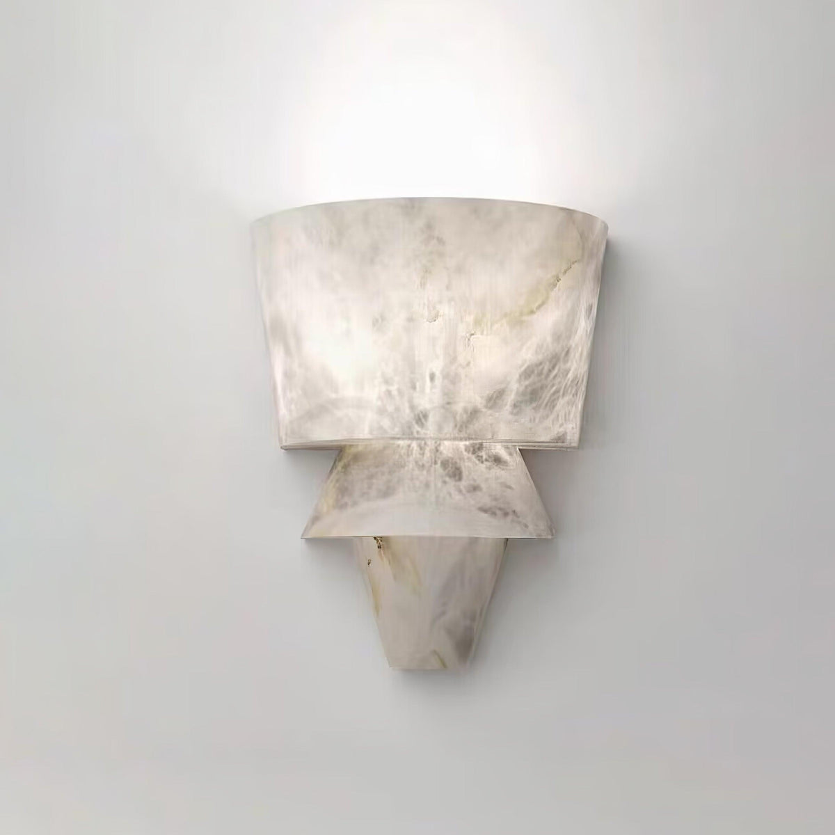 Morrelelle Alabaster Wall Light-Moonnatur