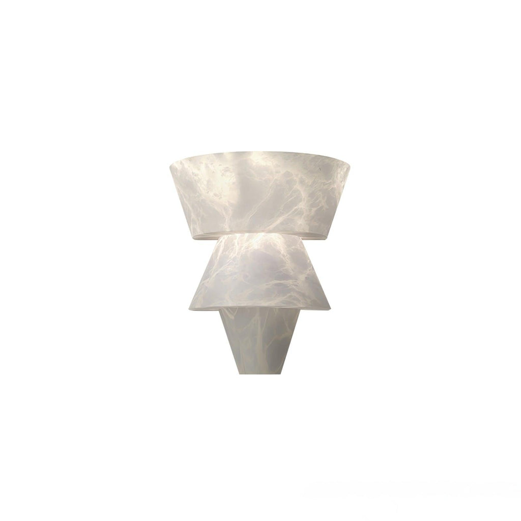 Morrelelle Alabaster Wall Light-Moonnatur