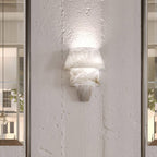 Morrelelle Alabaster Wall Light-Moonnatur