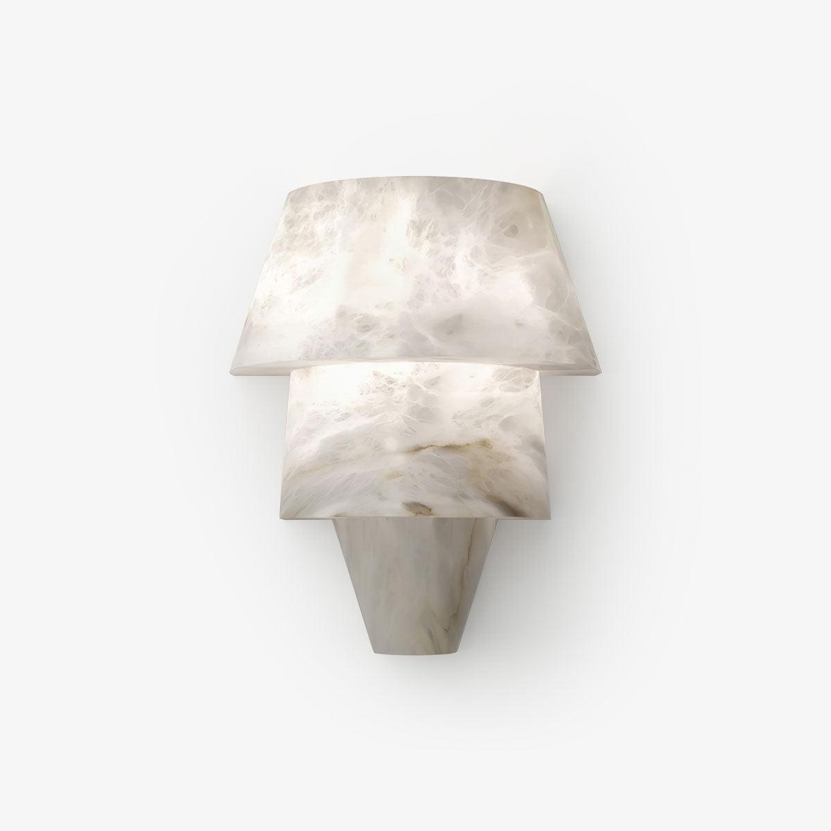 Morrelelle Alabaster Wall Light-Moonnatur