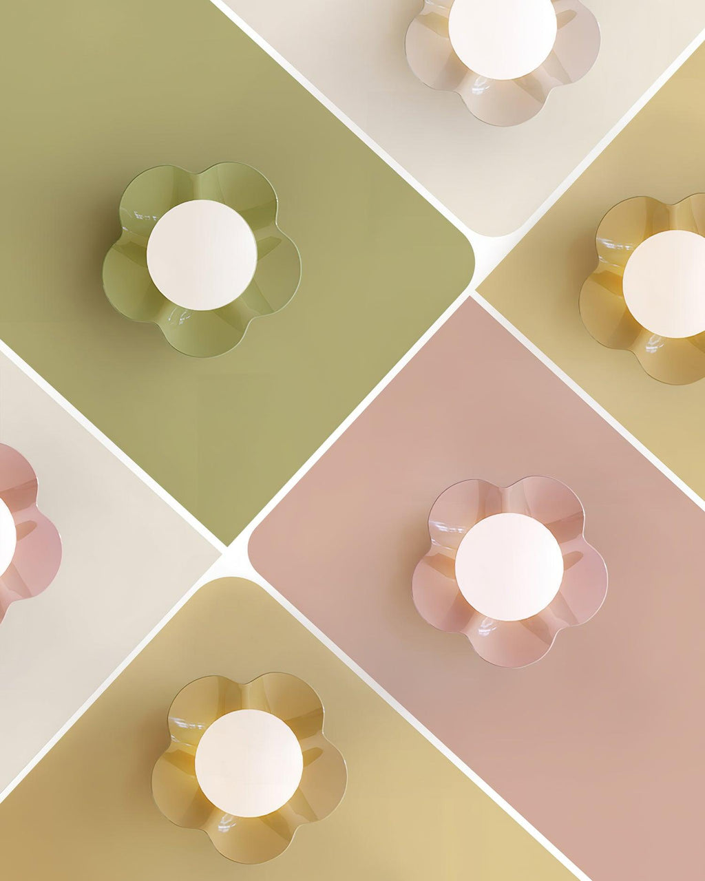 Dahlavelle Resin Wall Light-Moonnatur